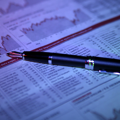 pen and financial data